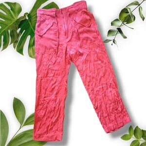 Red Satin J. Crew Pants, sz 4
